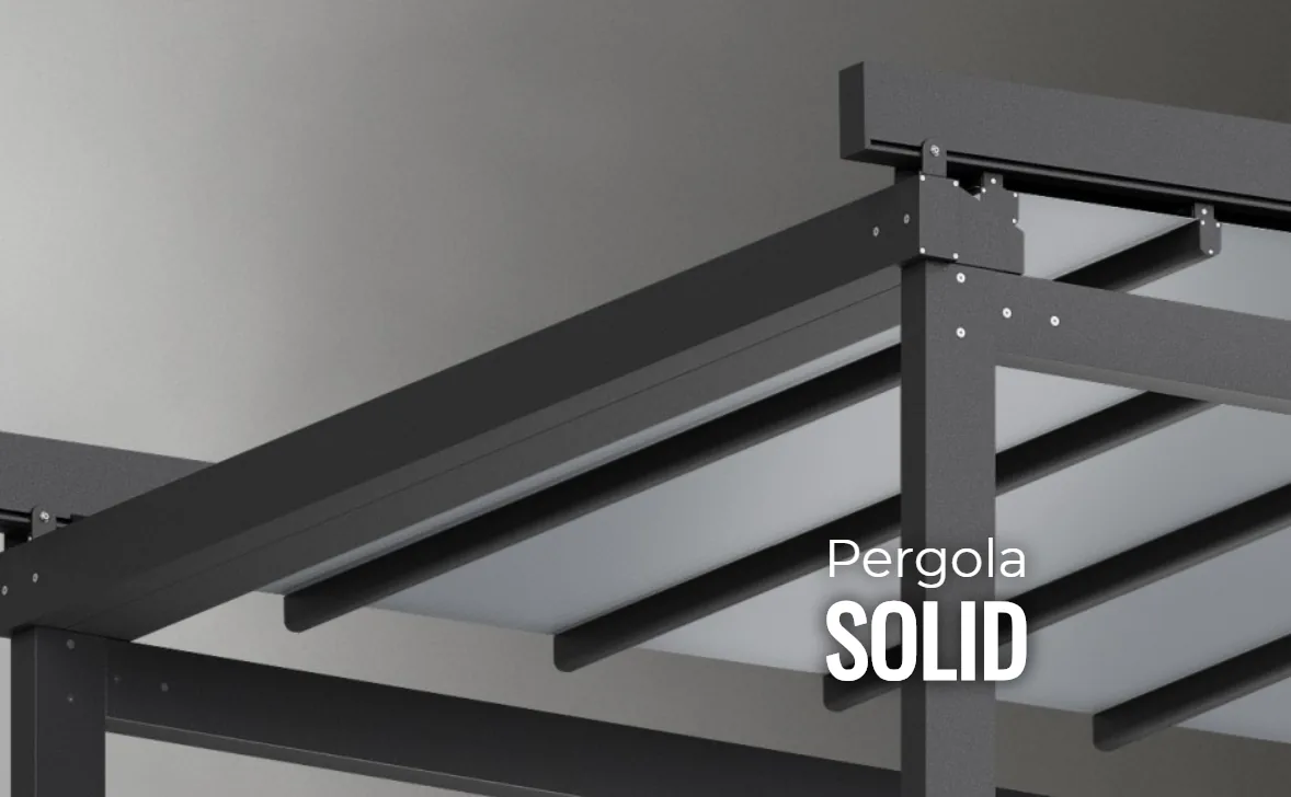 Pergole tarasowe aluminiowe